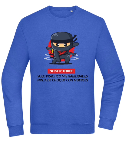 Ninja Design - Comfort Essential Unisex Sweater_ROYAL_front