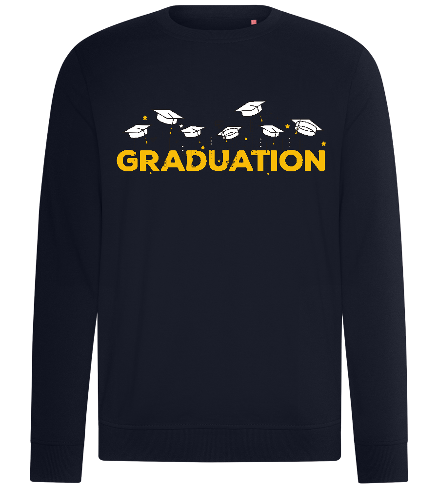 Graduation Hats Design - Comfort unisex sweater_FRENCH NAVY_front