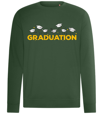 Graduation Hats Design - Comfort unisex sweater_GREEN BOTTLE_front