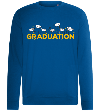 Graduation Hats Design - Comfort unisex sweater_ROYAL_front