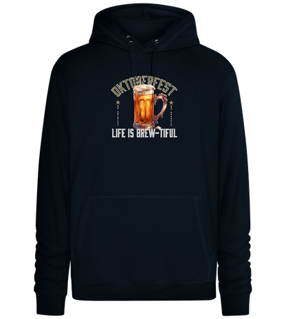 Life is Brew-tiful Design - Premium unisex hoodie_BLACK_front