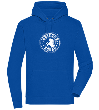 Unicorn Squad Logo Design - Premium unisex hoodie_ROYAL_front