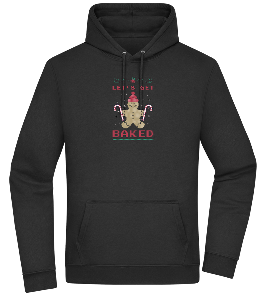 Let's Get Baked Design - Premium Essential Unisex Hoodie_BLACK_front