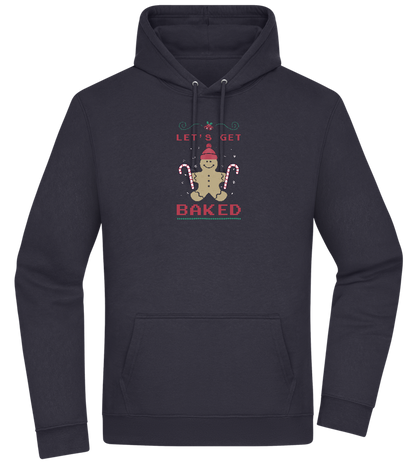 Let's Get Baked Design - Premium Essential Unisex Hoodie_FRENCH NAVY_front