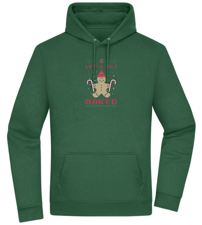 Let's Get Baked Design - Premium Essential Unisex Hoodie_GREEN BOTTLE_front