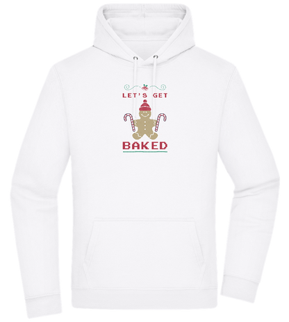 Let's Get Baked Design - Premium Essential Unisex Hoodie_WHITE_front