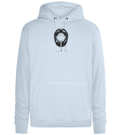 Lollypop Candy Design - Premium unisex hoodie_CREAMY BLUE_front