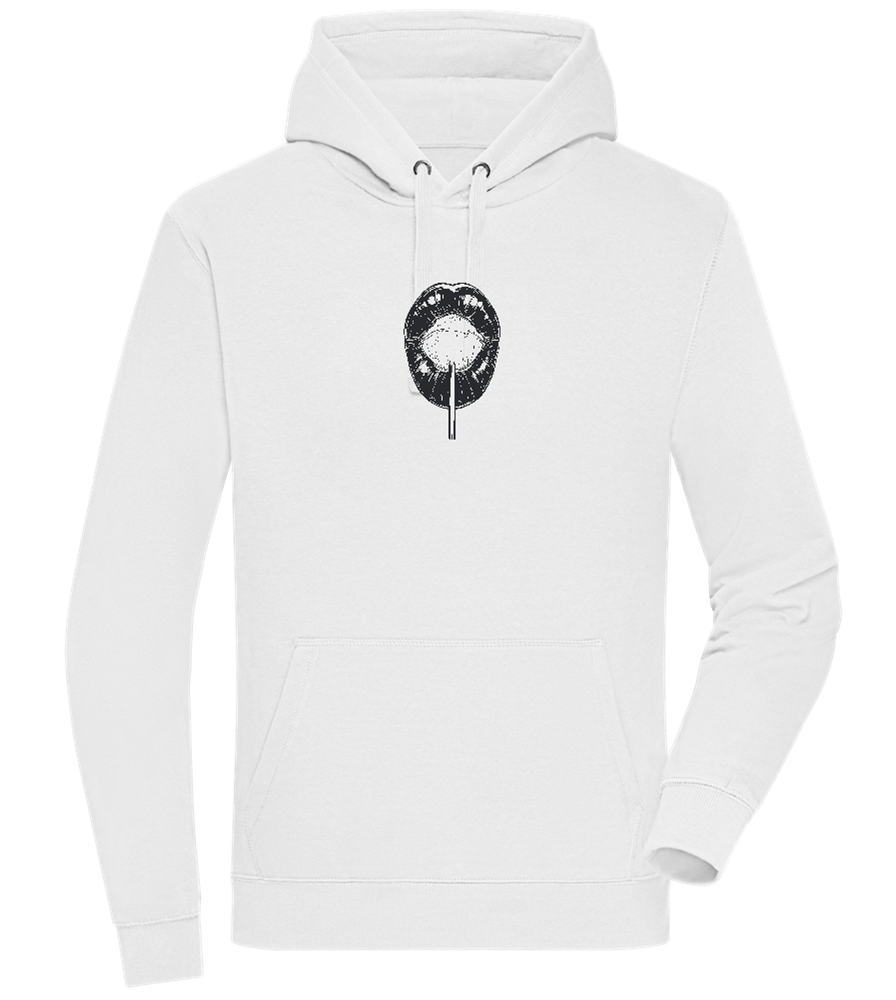 Lollypop Candy Design - Premium unisex hoodie_WHITE_front