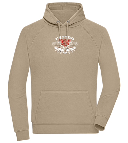 Tattoo Love Death Design - Comfort unisex hoodie_KHAKI_front