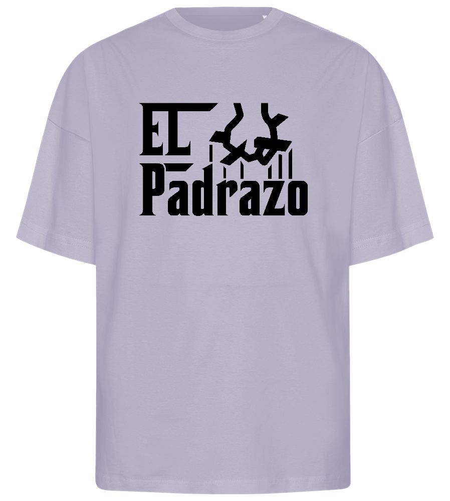 El Padrazo Design - Premium men's oversized t-shirt_LILAK_front