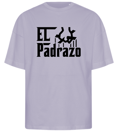 El Padrazo Design - Premium men's oversized t-shirt_LILAK_front