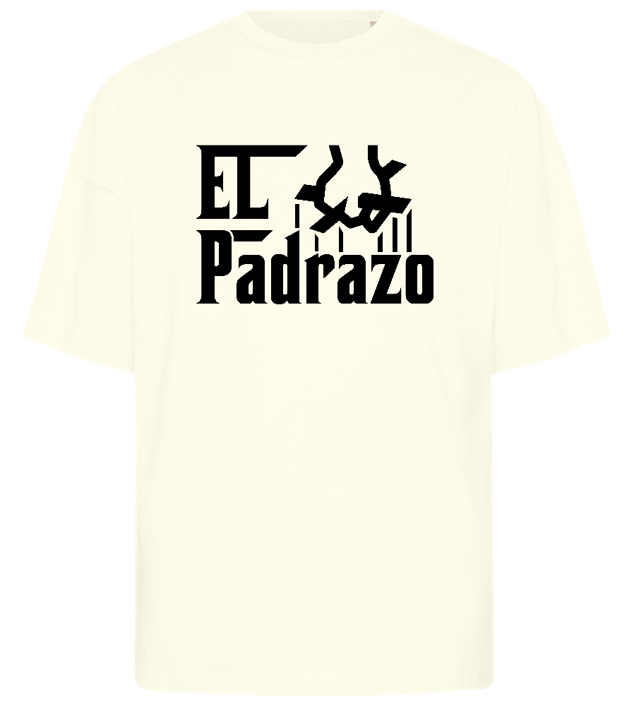 El Padrazo Design - Premium men's oversized t-shirt_OFF-WHITE_front
