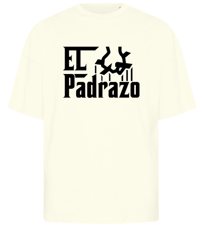 El Padrazo Design - Premium men's oversized t-shirt_OFF-WHITE_front