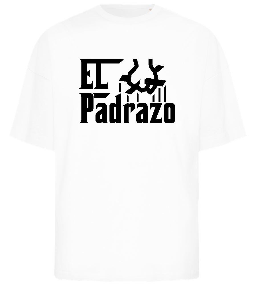 El Padrazo Design - Premium men's oversized t-shirt_WHITE_front