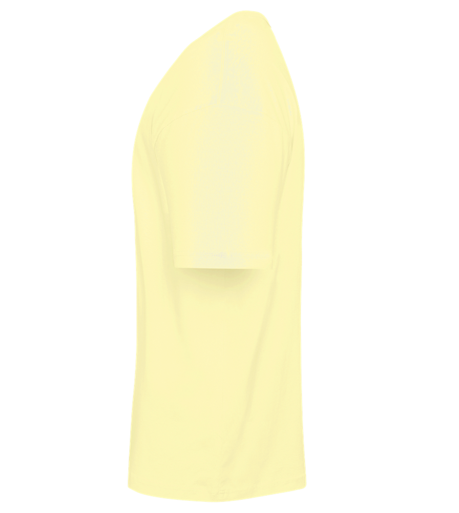 El Padrazo Design - Premium men's oversized t-shirt_LIGHT YELLOW_left