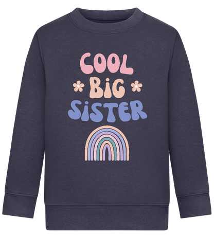 Cool Big Sister Design - Comfort Kids Sweater_FRENCH NAVY_front