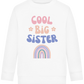 Cool Big Sister Design - Comfort Kids Sweater_WHITE_front