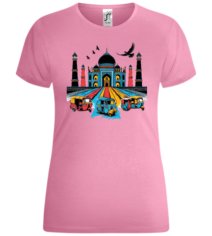 Colors of India Design - Comfort women's t-shirt_PINK ORCHID_front