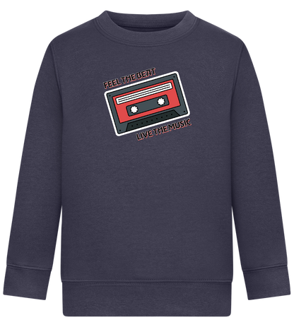 Feel the Beat Design - Comfort Kids Sweater_FRENCH NAVY_front