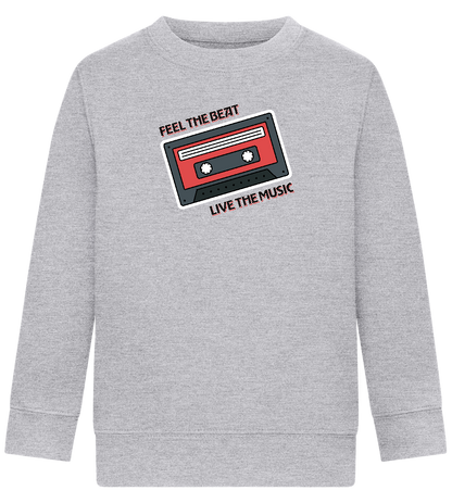 Feel the Beat Design - Comfort Kids Sweater_ORION GREY II_front