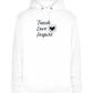 Teach Love Inspire Heart Design - Premium unisex hoodie_WHITE_front