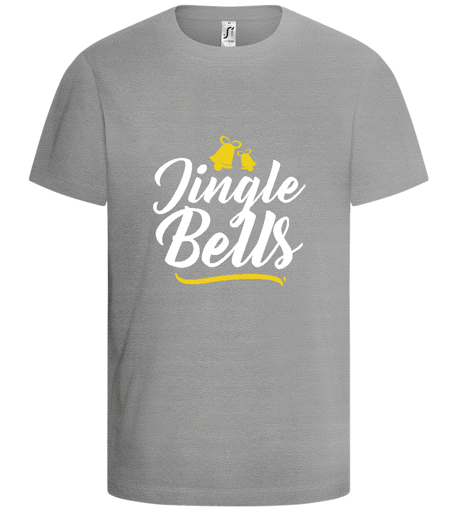 Christmas Jingle Bells Design - Comfort kids fitted t-shirt_ORION GREY_front