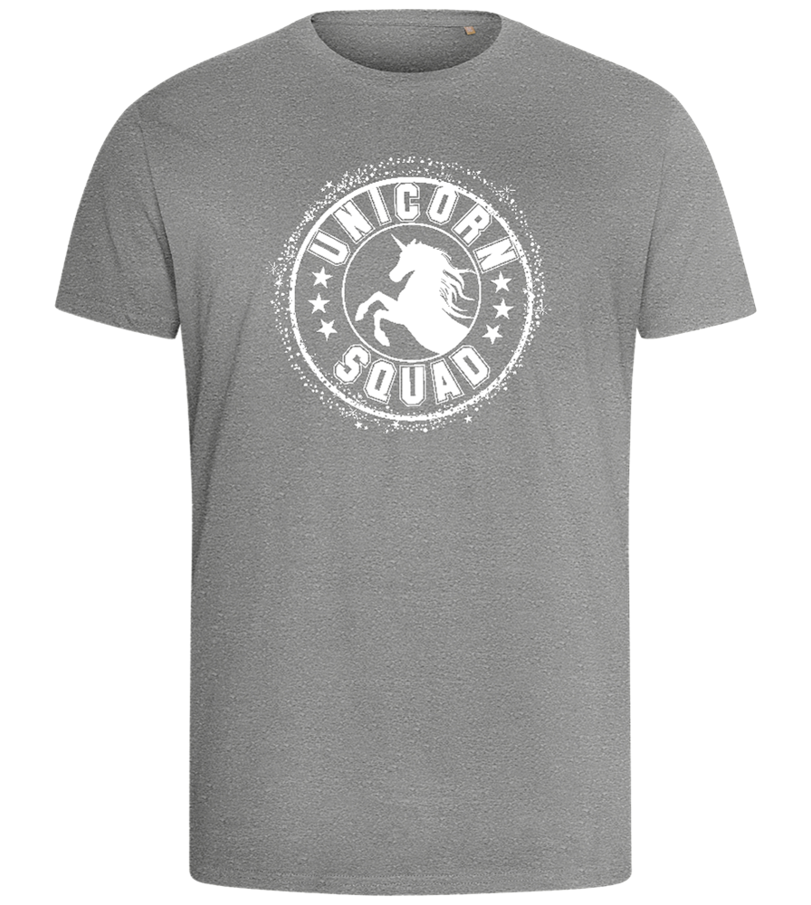 Unicorn Squad Logo Design - Comfort men's fitted t-shirt_ORION GREY_front