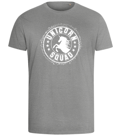 Unicorn Squad Logo Design - Comfort men's fitted t-shirt_ORION GREY_front