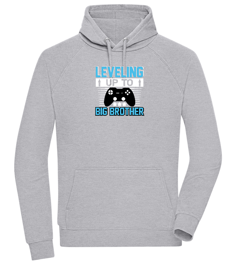 Leveling Up To Big Brother Design - Comfort unisex hoodie_ORION GREY II_front