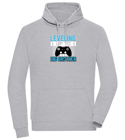 Leveling Up To Big Brother Design - Comfort unisex hoodie_ORION GREY II_front