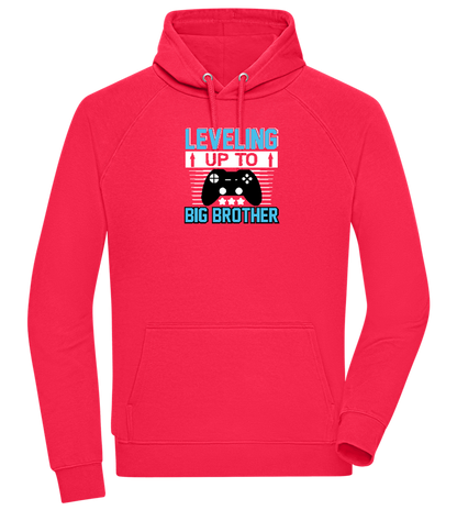 Leveling Up To Big Brother Design - Comfort unisex hoodie_RED_front