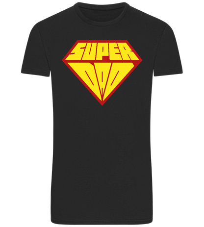 Super Dad 1 Design - Basic Unisex T-Shirt_DEEP BLACK_front