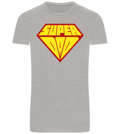 Super Dad 1 Design - Basic Unisex T-Shirt_ORION GREY_front