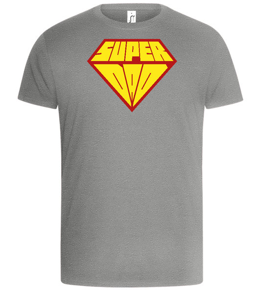 Super Dad 1 Design - Basic Unisex T-Shirt_ORION GREY_front