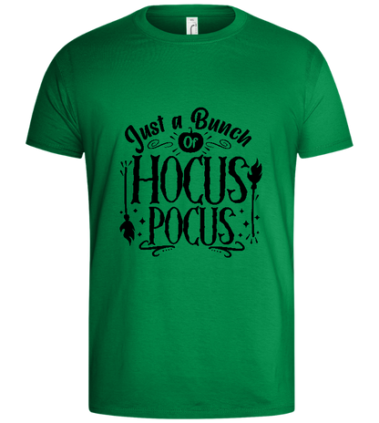 Hocus Pocus Design - Basic men's t-shirt_MEADOW GREEN_front