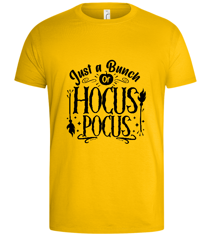 Hocus Pocus Design - Basic men's t-shirt_YELLOW_front