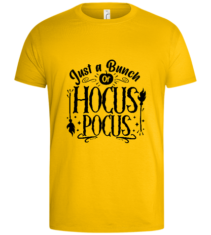 Hocus Pocus Design - Basic men's t-shirt_YELLOW_front