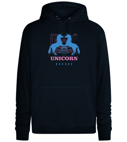 Unicorn Apparel 2023 Design - Premium unisex hoodie_BLACK_front