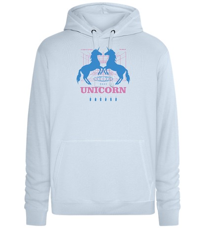 Unicorn Apparel 2023 Design - Premium unisex hoodie_CREAMY BLUE_front