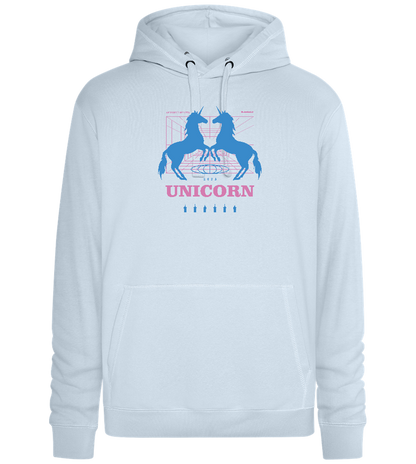 Unicorn Apparel 2023 Design - Premium unisex hoodie_CREAMY BLUE_front