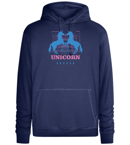 Unicorn Apparel 2023 Design - Premium unisex hoodie_DENIM CHINA_front