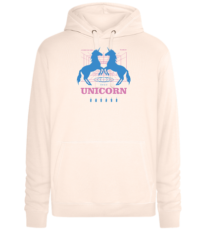 Unicorn Apparel 2023 Design - Premium unisex hoodie_LIGHT PEACH ROSE_front