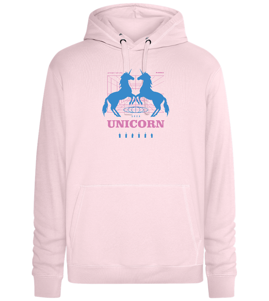 Unicorn Apparel 2023 Design - Premium unisex hoodie_LIGHT PEACH ROSE_front