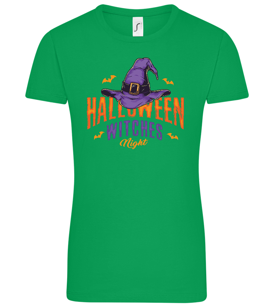 Halloween Witches Night Design - Comfort women's t-shirt_MEADOW GREEN_front