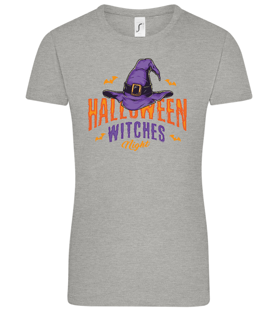 Halloween Witches Night Design - Comfort women's t-shirt_ORION GREY_front