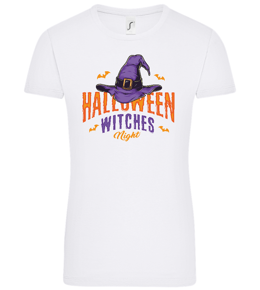 Halloween Witches Night Design - Comfort women's t-shirt_WHITE_front