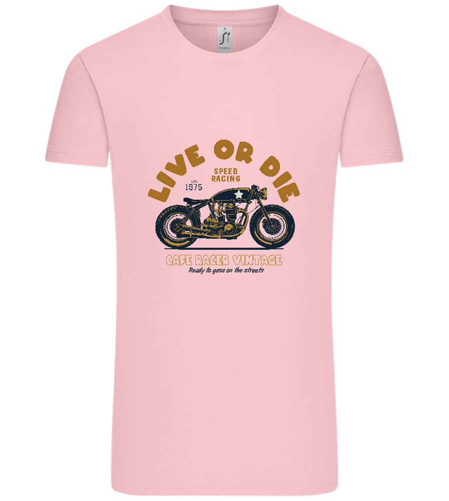 Cafe Racer Motor Design - Comfort Unisex T-Shirt_CANDY PINK_front