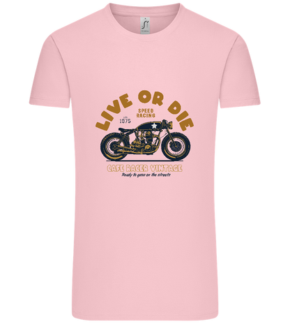 Cafe Racer Motor Design - Comfort Unisex T-Shirt_CANDY PINK_front