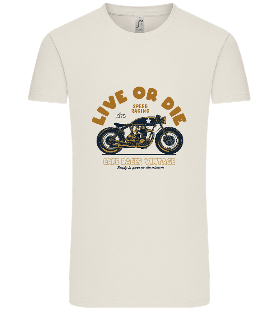 Cafe Racer Motor Design - Comfort Unisex T-Shirt_ECRU_front
