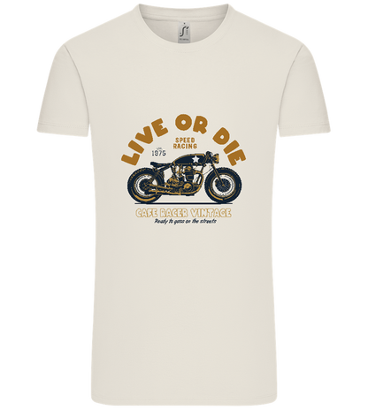 Cafe Racer Motor Design - Comfort Unisex T-Shirt_ECRU_front